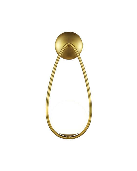 Galassia One Light Sconce Brass