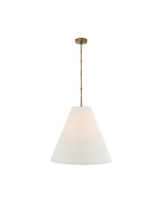 Goodman taklampe messing/lin L