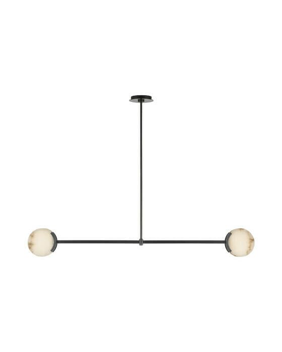Melange 54" Linear Pendant Bronze