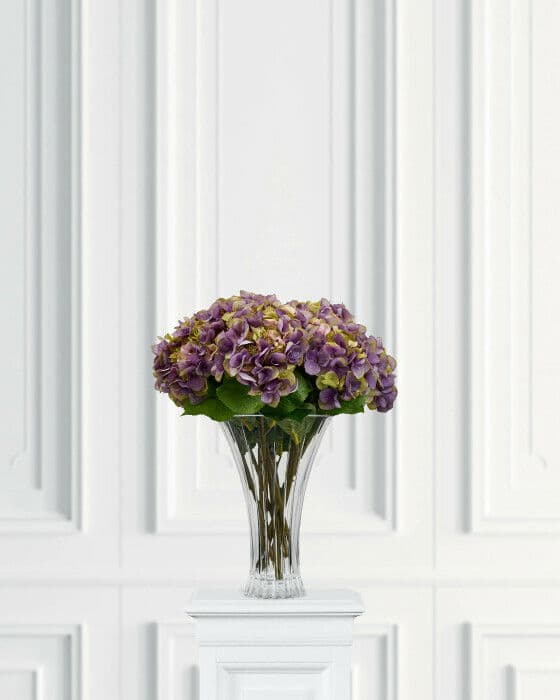 Hortensia snittblomst lilla