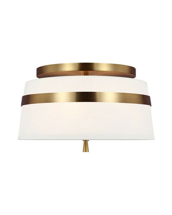 Cordtlandt Small Semi-Flush Mount Brass