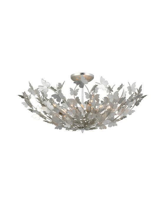 Farfalle Semi-Flush Mount Silver L