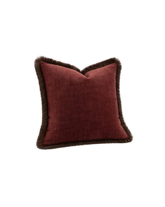 Gabby putetrekk frynser burgundy