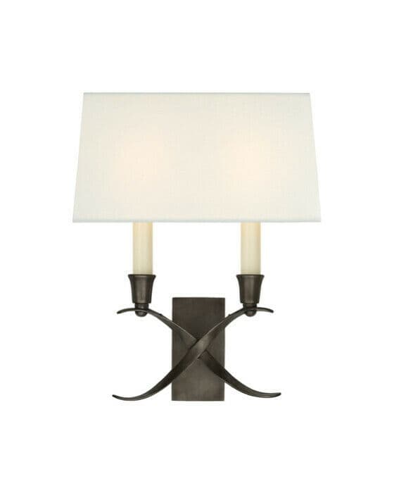 Cross Bouillotte Sconce Bronze S