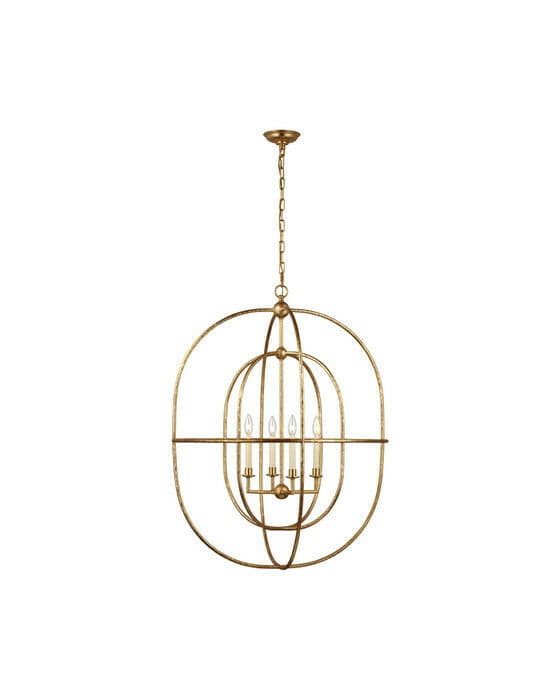 Desmond Open Double Oval Lantern Gild