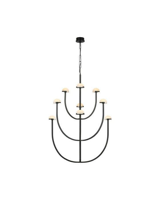 Pedra XL Three-Tier Chandelier Bronze