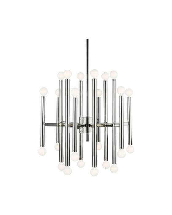 Beckham Modern Chandelier Nickel M