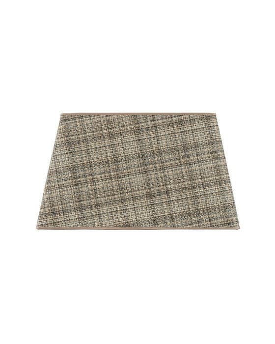 Rektangulær lampeskjerm callum plaid brown