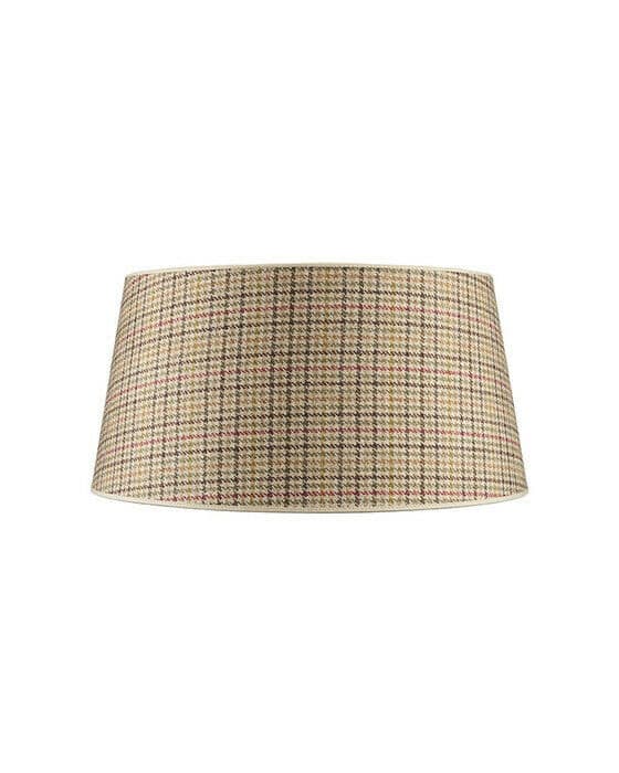 Klassisk lampskjerm harris tweed forest