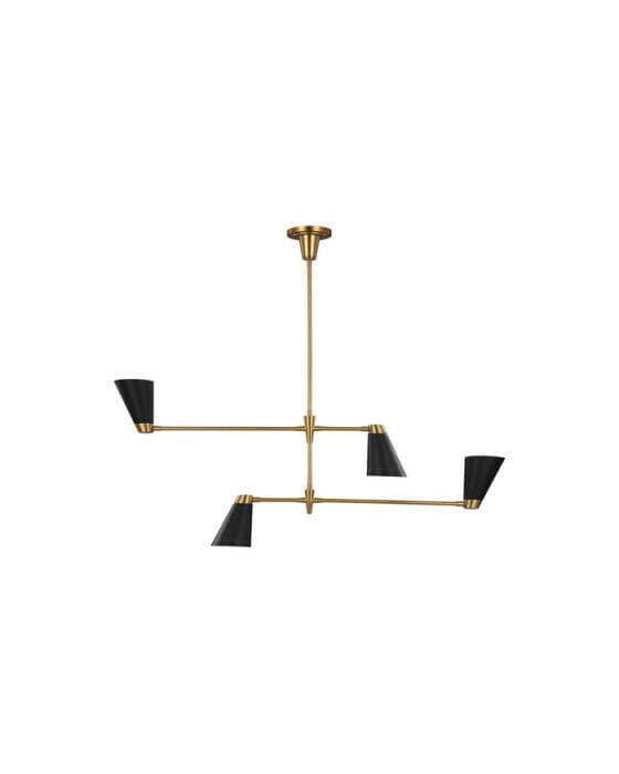 Signoret Chandelier Brass M