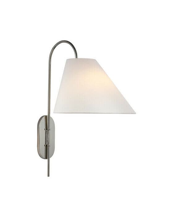Kinsley Articulating Wall Light Polished Nickel Large