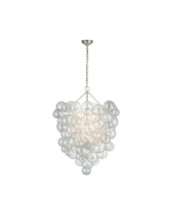 Talia Grande Entry Chandelier Silver