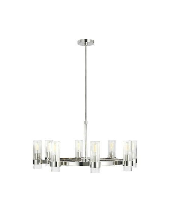 Geneva Chandelier Nickel