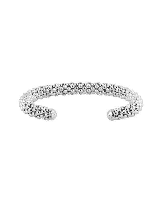 Rope bangle armbånd rhodium
