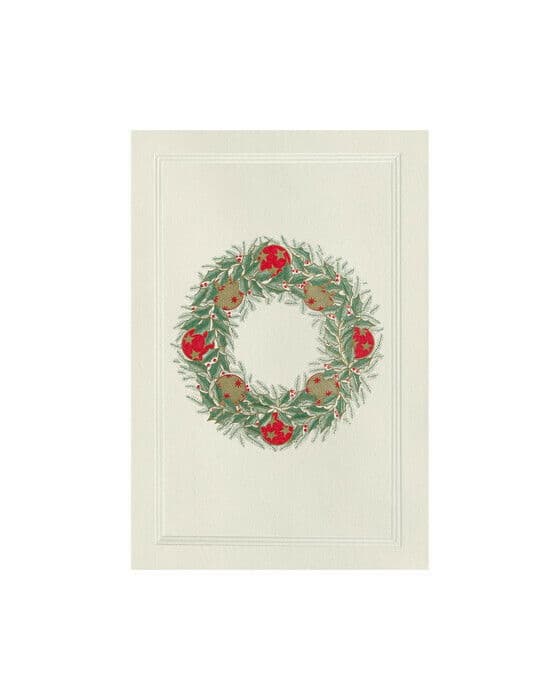 Christmas Wreath julekort