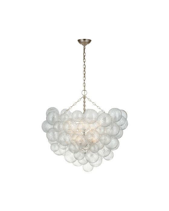 Talia Grande Chandelier Silver