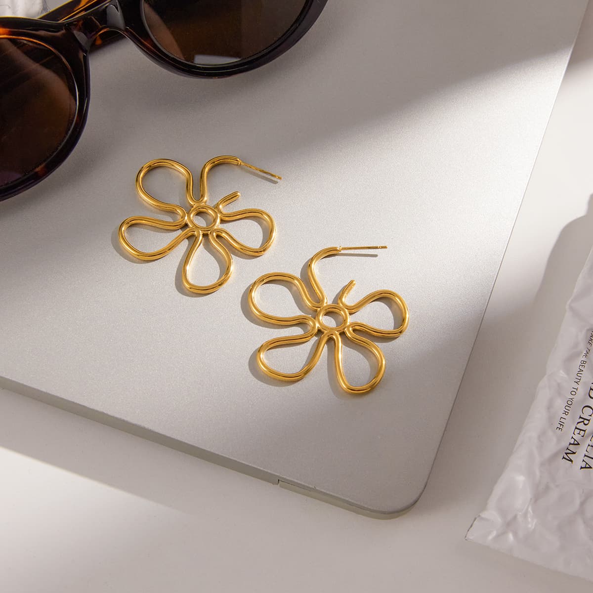 Céleste Earrings Néréline 18K Gold