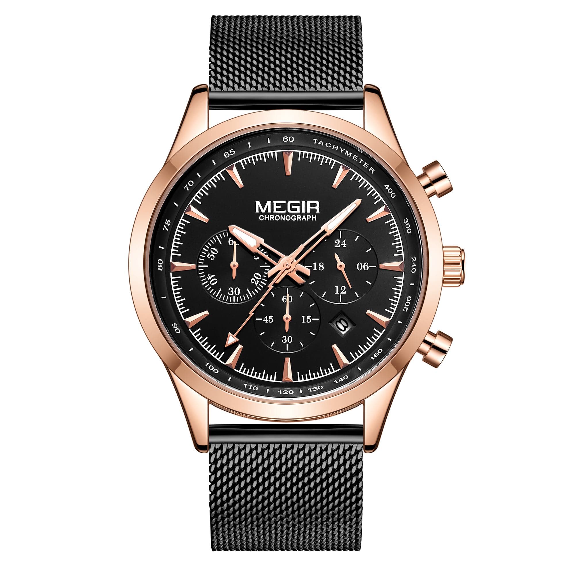 Megir Nova Rose Gold Black
