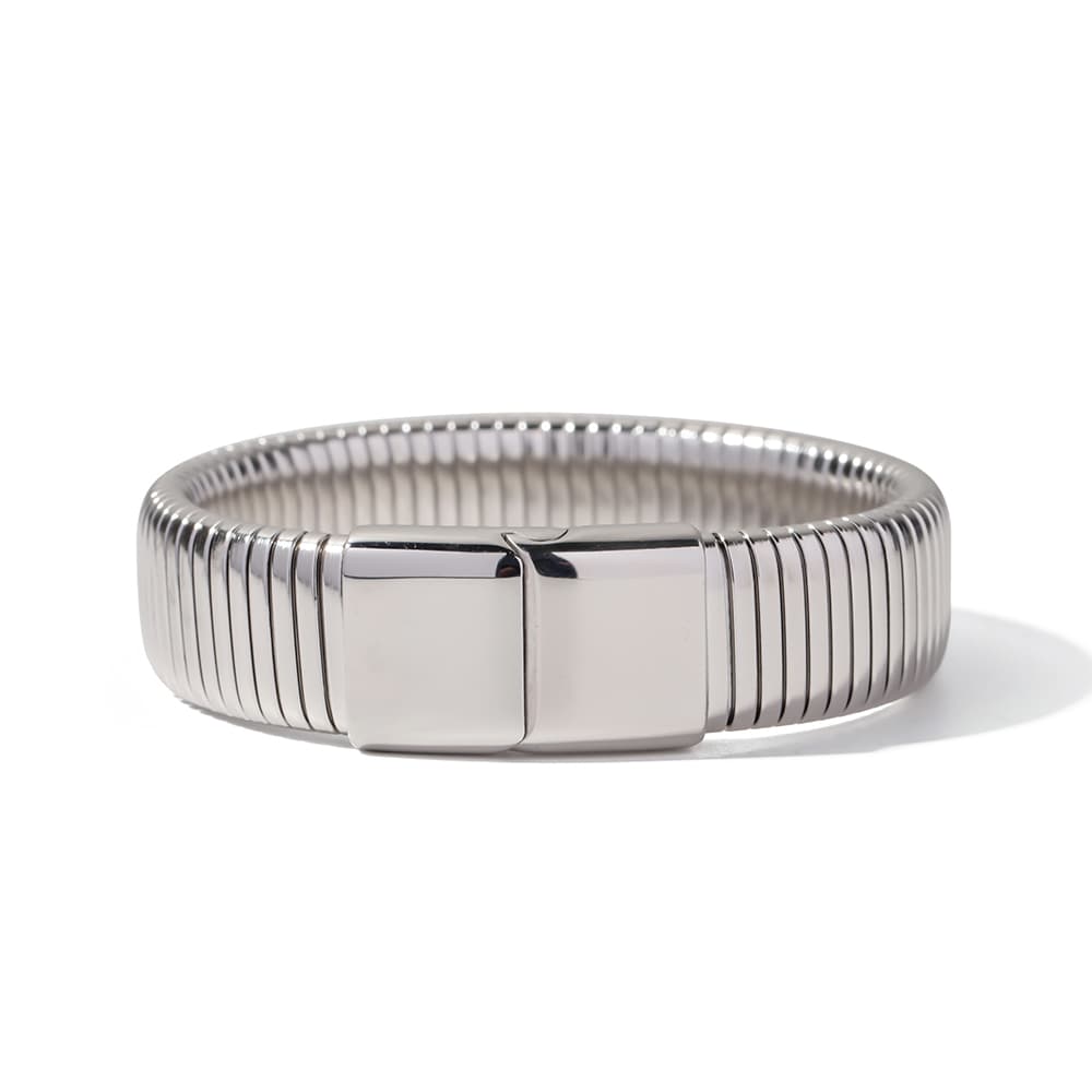 Céleste Bangle Wendy Silver