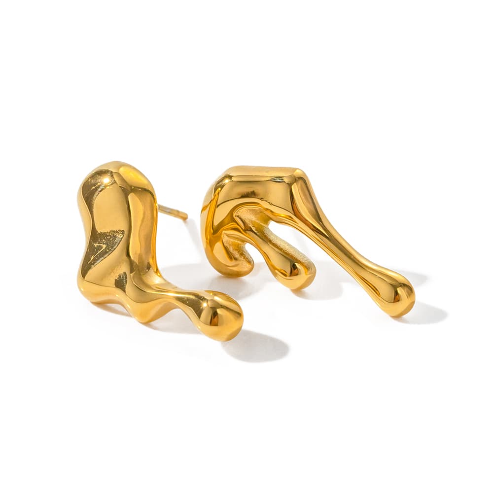 Céleste Earrings Olara 18K Gold