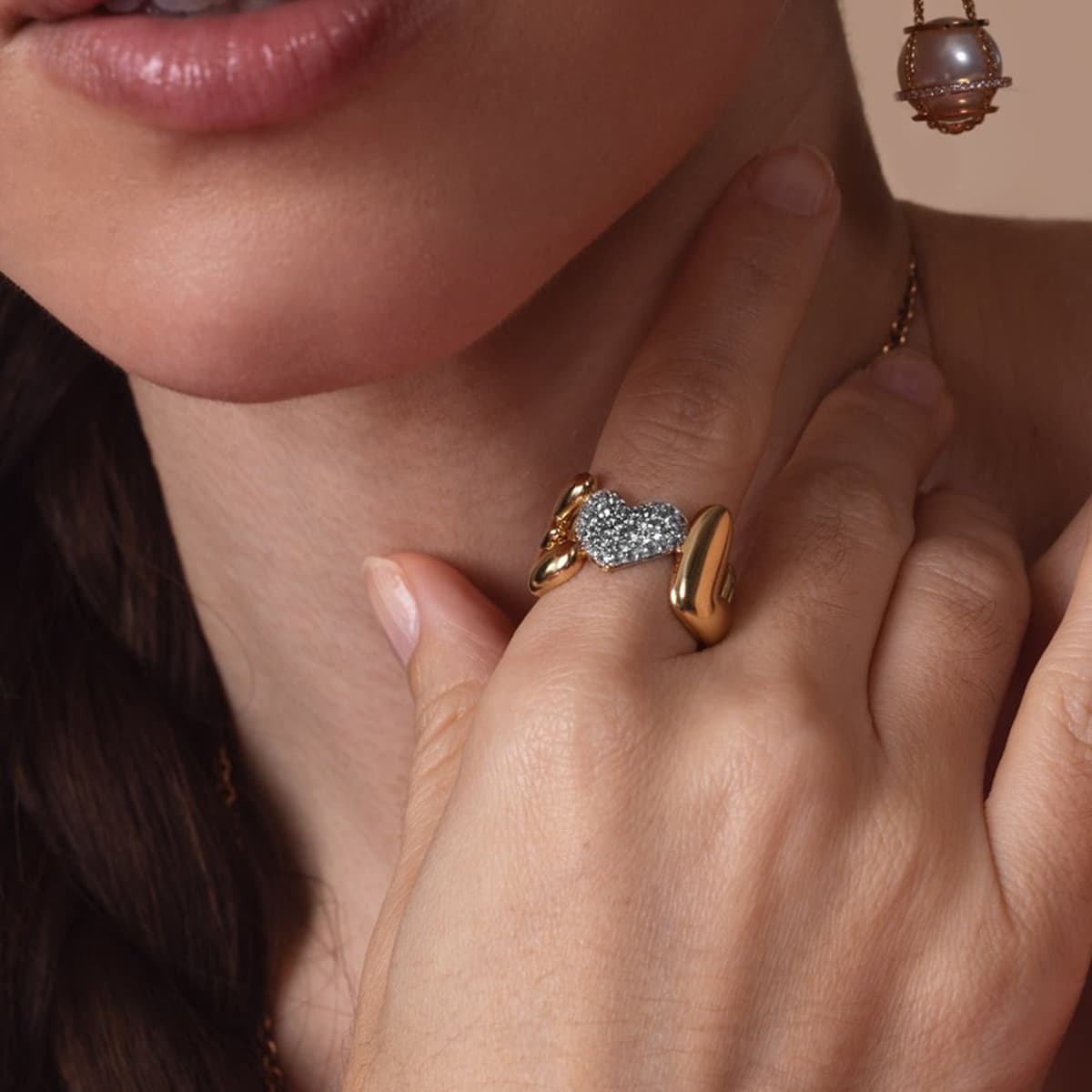Céleste Ring Lauretta Gold