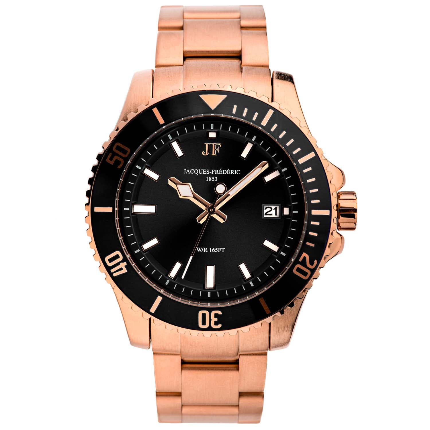Jacques-Frédéric Nautique 18K Rose Gold / Black