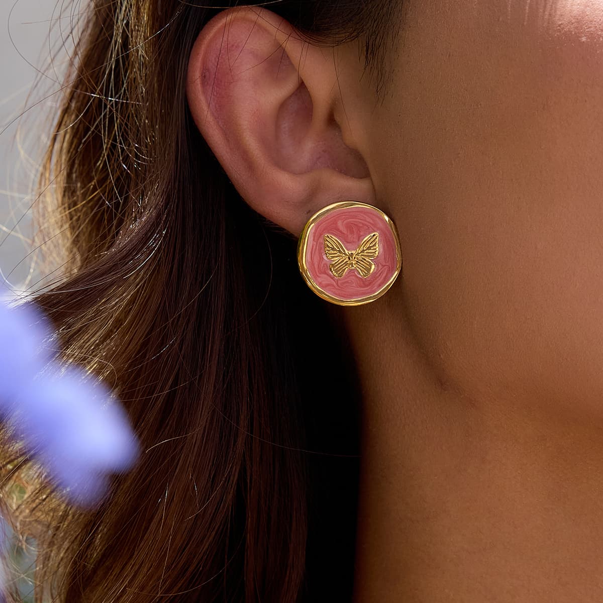 Celéste Earrings Quitina 18K Gold