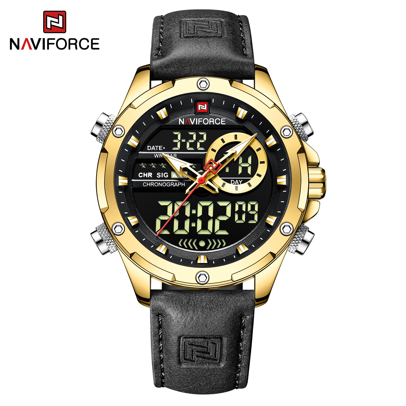 Naviforce Hydro Cloud Gold Black