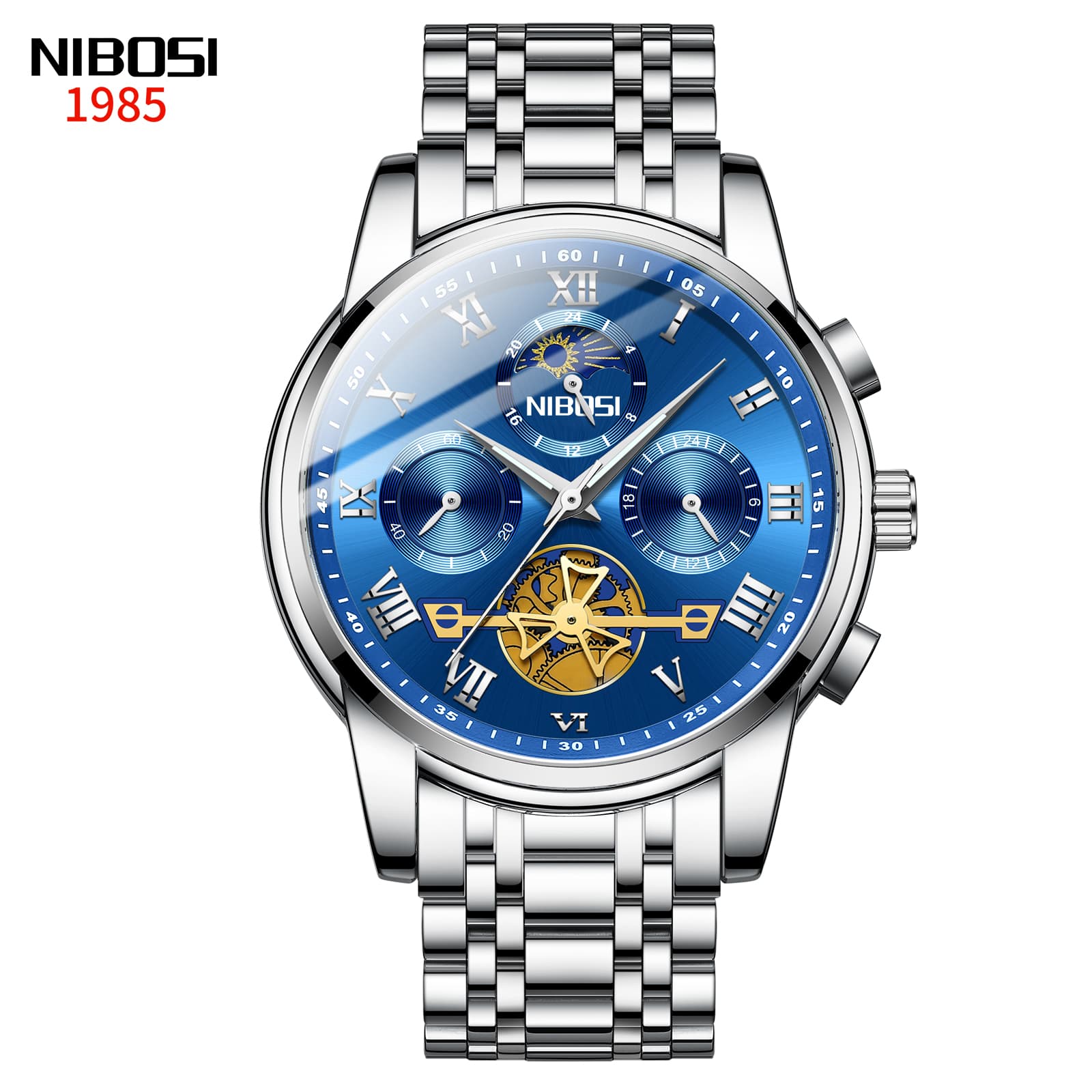 Nibosi Inspire Silver Blue
