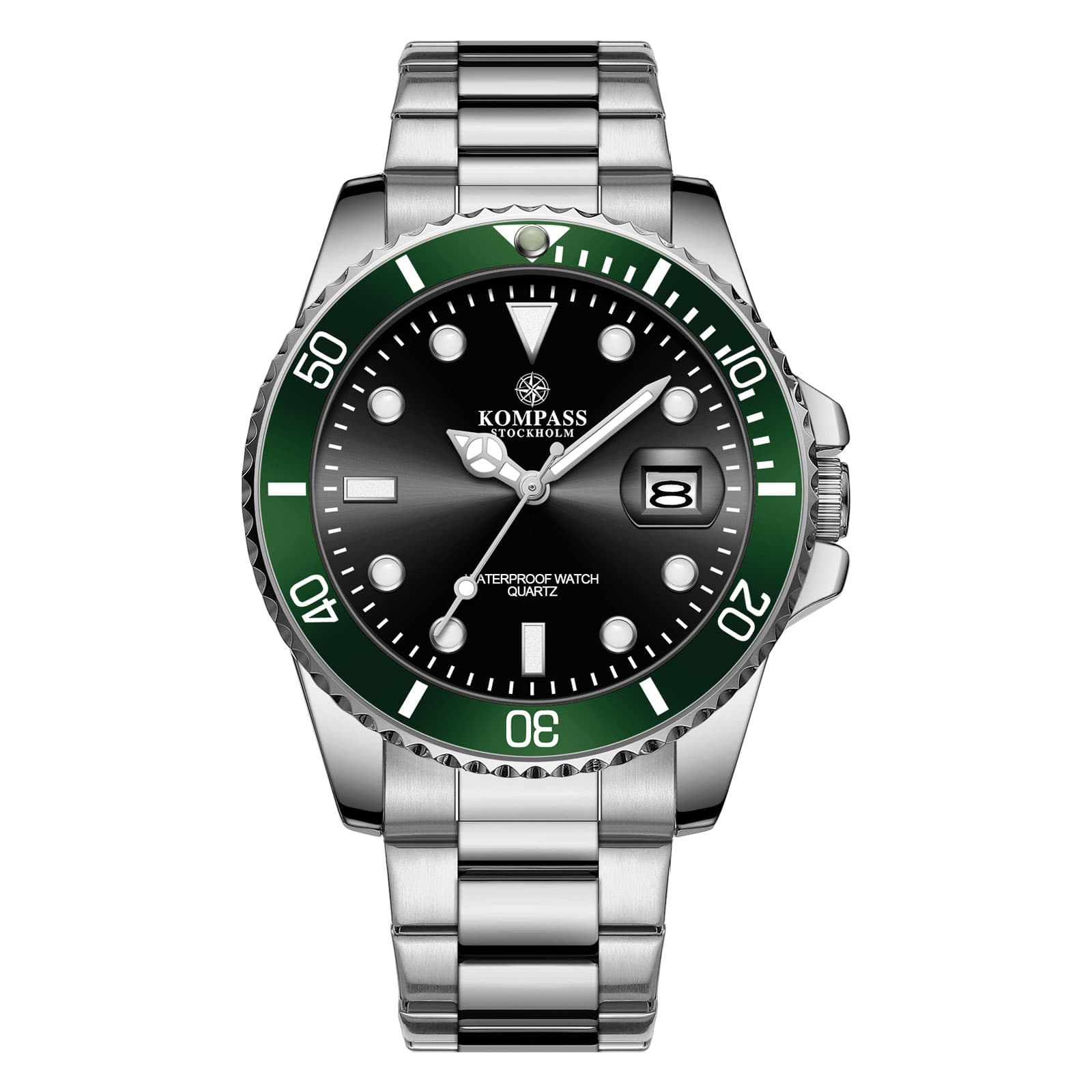 Kompass OceanXplorer Silver Green Black