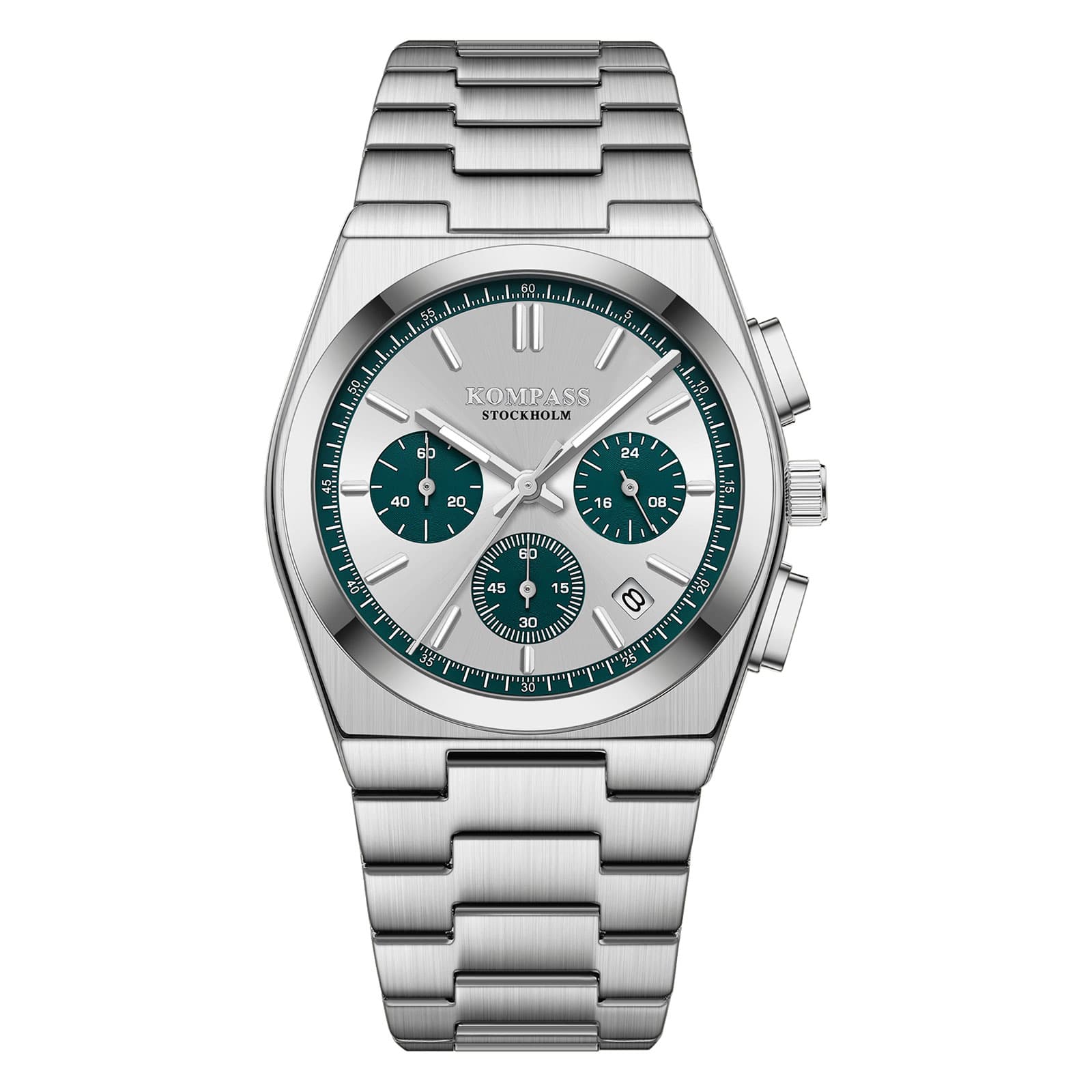 Kompass ChronoMaster Silver Teal