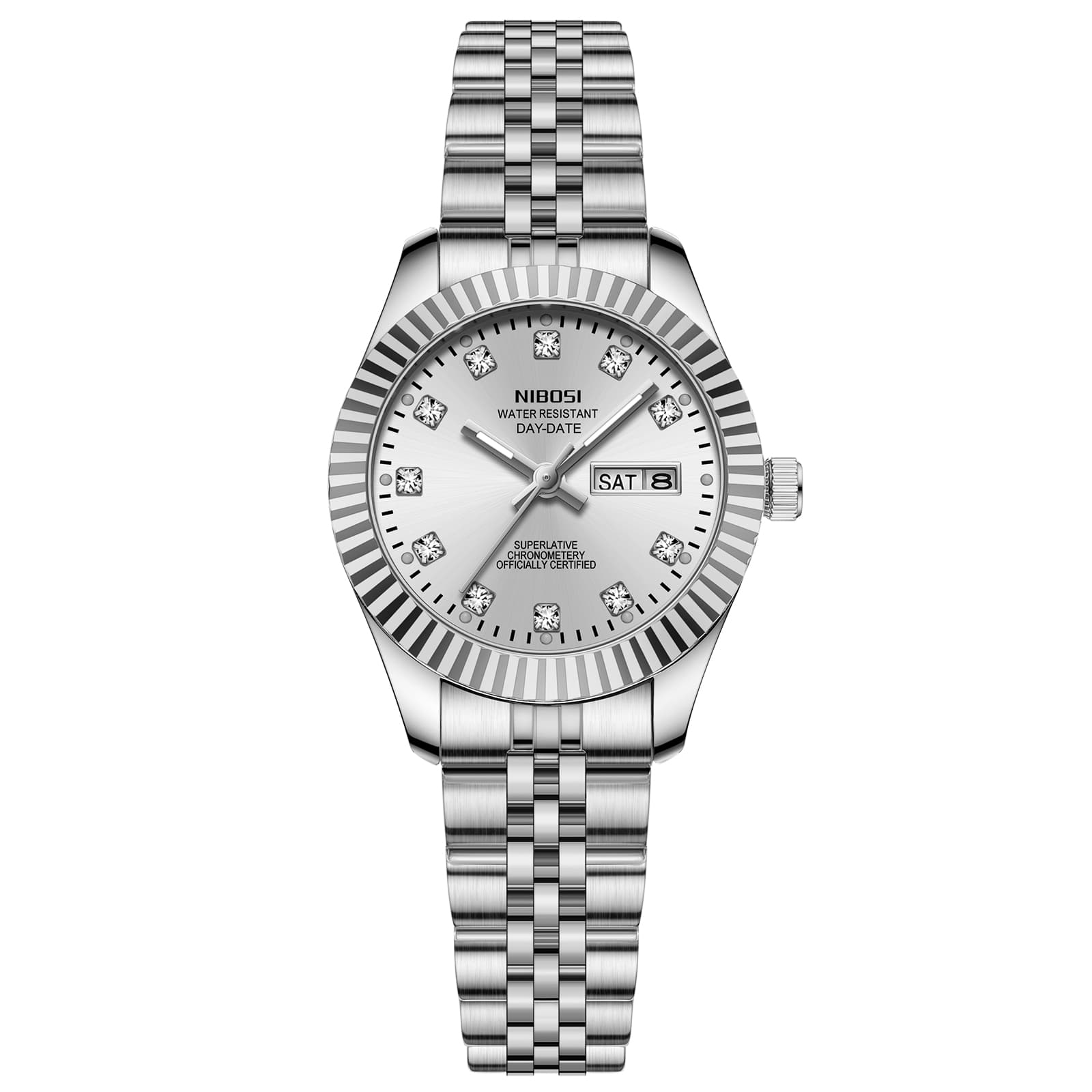 Nibosi Millbury Day-Date Silver