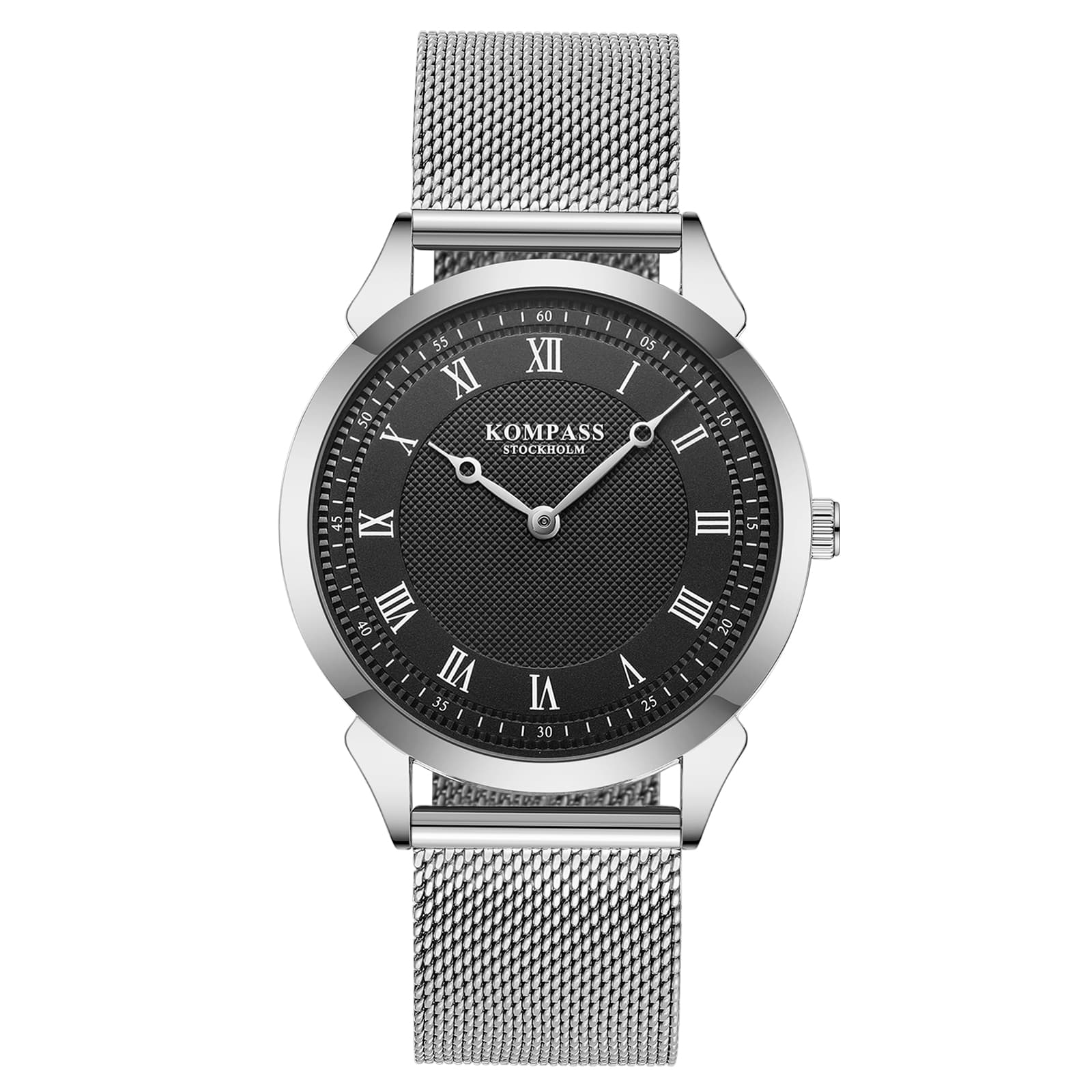 Kompass Élysée Black Silver Mesh