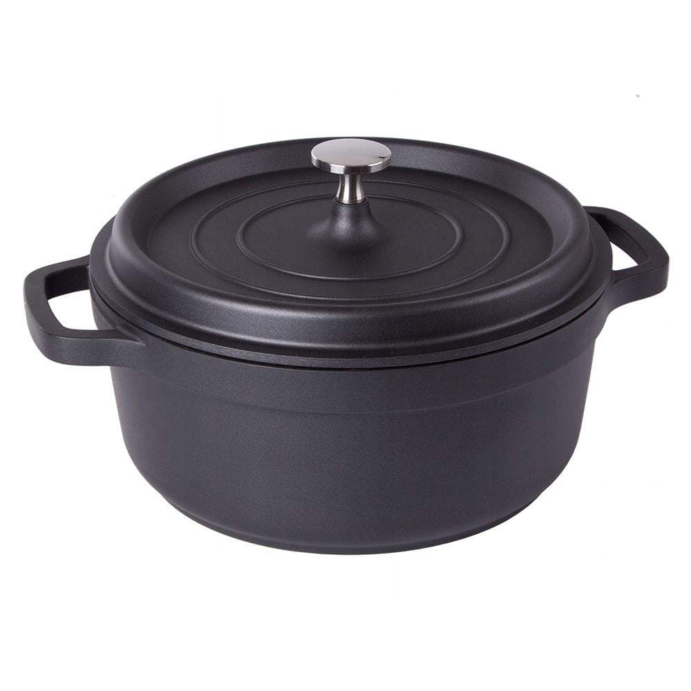 Stuing med lokk - aluminium - 4 l