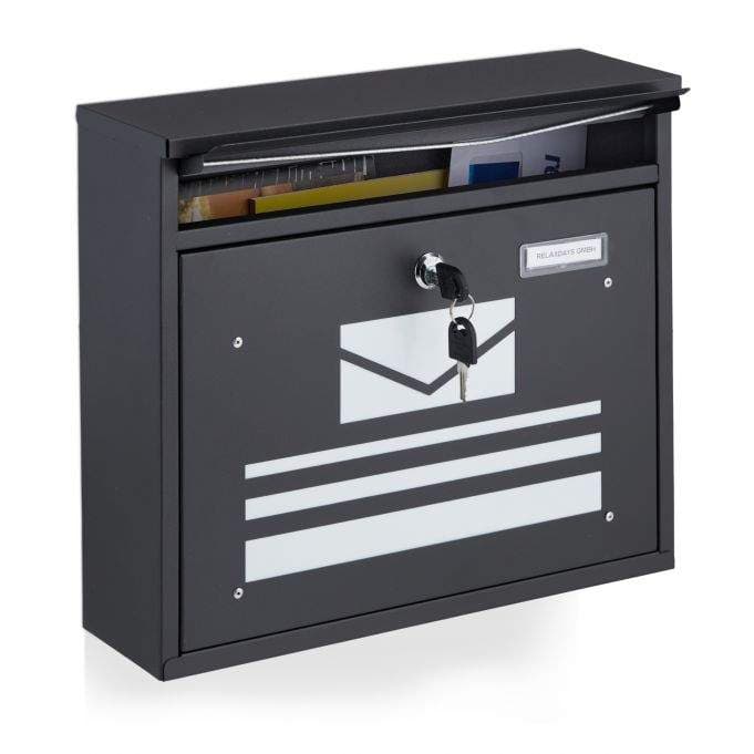 Pulverlakkert postkasse