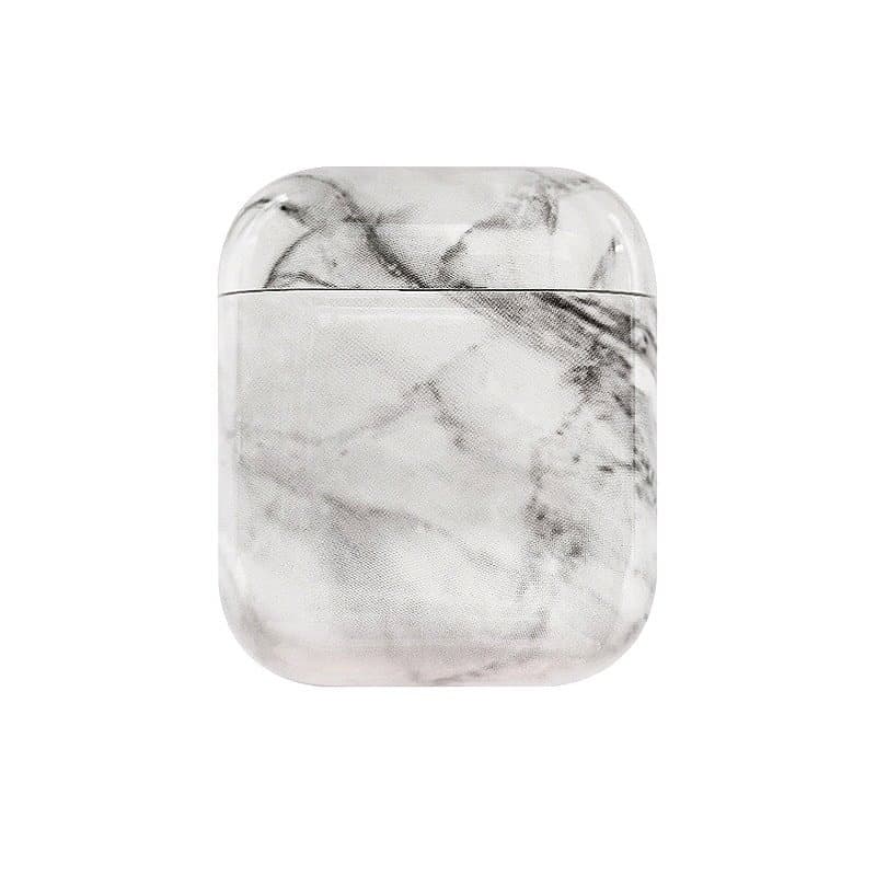 Beskyttelsesdeksel til AirPods - Hvit Marmor