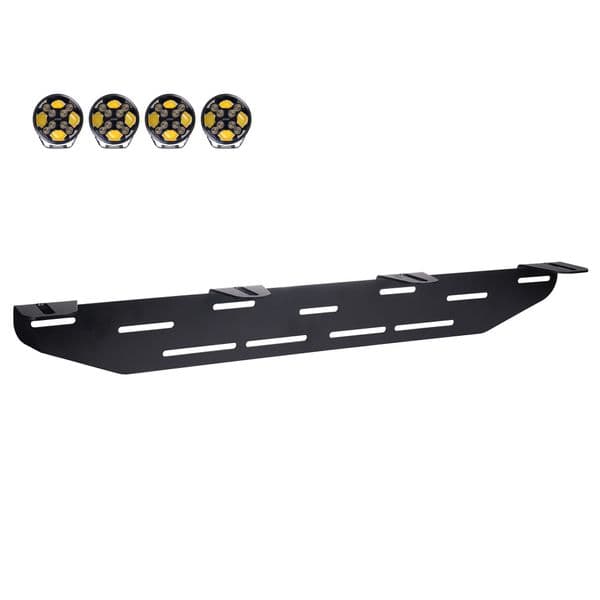 Ekstralysholder PURELUX HD, 4 lys (maks. 240 mm), Svart