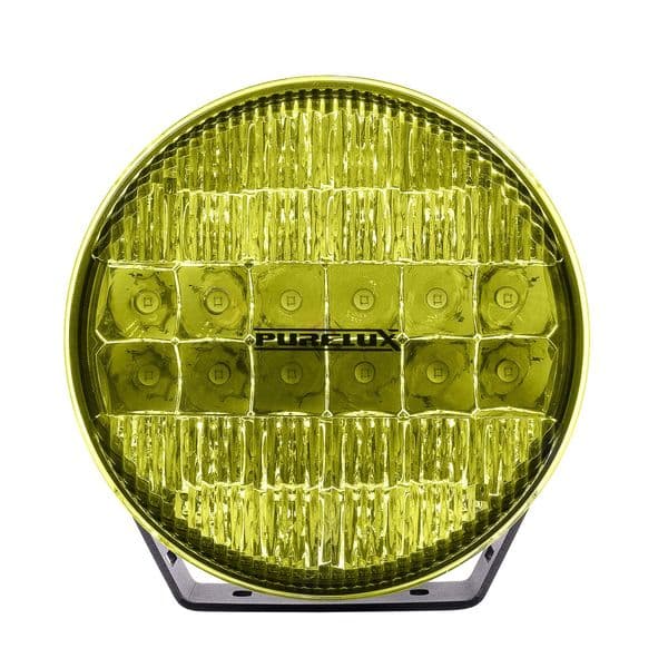 Spredningsfilter PURELUX 9110 Wide flood lens cover, Gul, 1 stk