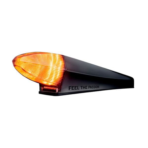 Posisjons-/varsellys STRANDS Torpedo - 12/24V / 18W / 426,6 mm, Black Bullet