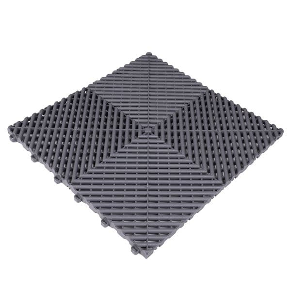 Gulvplate DR DIRT Garage Plaza HD – Original (1,92 m²), Mørk grå, 1,92 m² (12-pack)