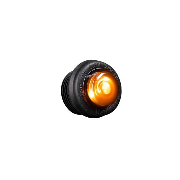 Posisjonslys STRANDS Freedom Black Raven - 12/24V / 1W / 29 mm, Oransje