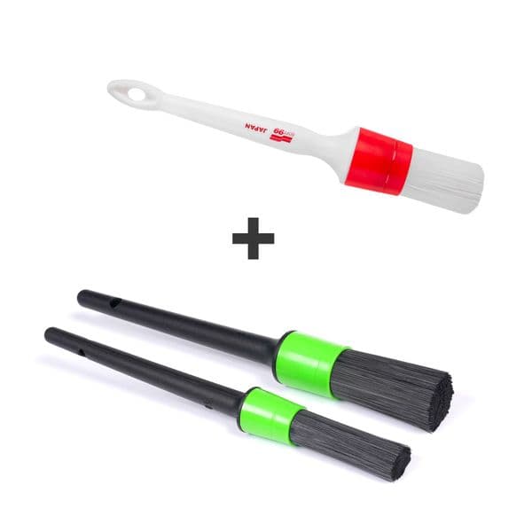 Rengjøringsbørste sett CAR5 Allround Brush Kit, CAR5 Brush Kit + Soft99 Exterior Brush