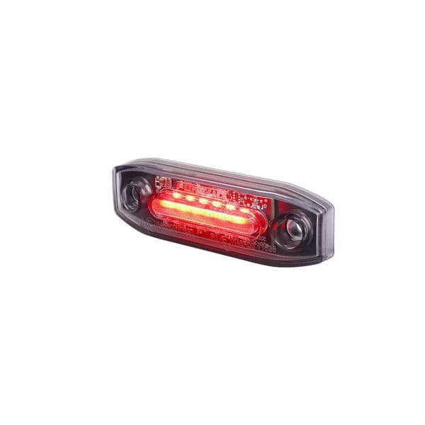 Posisjonslys PURELUX Spectre 6X - 12/24V / 3W / 78 mm, Rød