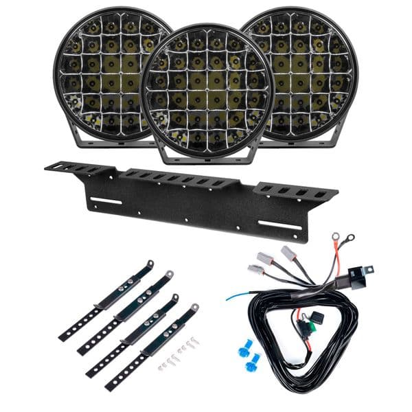 Ekstralys PURELUX 9110 - Rund / 23 cm / 175W, 3 stk. - komplett pakke