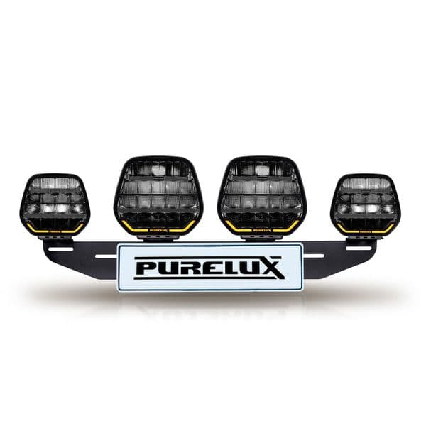 Ekstralyspakke PURELUX WRC 20, 676W / 40 000 lm, Svart