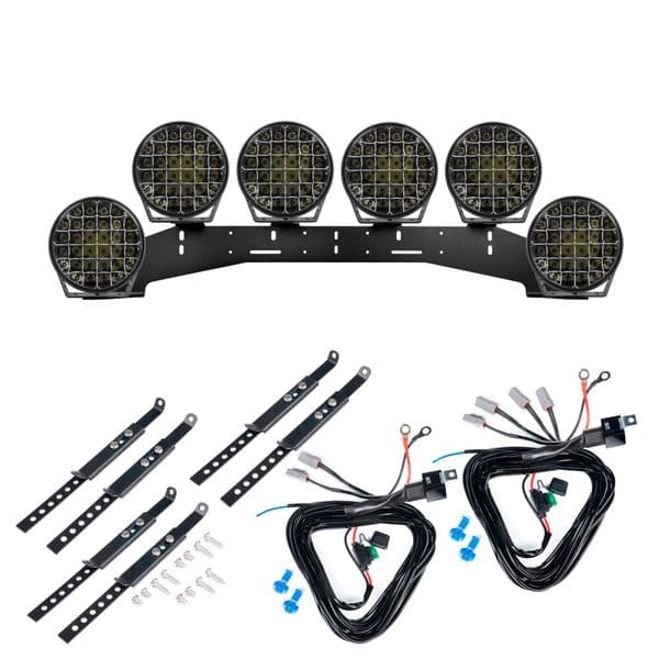 Ekstralys PURELUX 9110 - Rund / 23 cm / 175W, 6 stk - Komplett pakke (WRC)