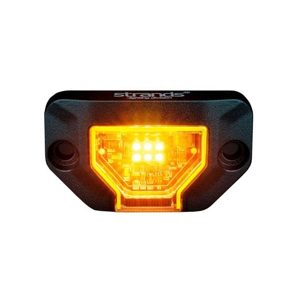 Posisjonslys STRANDS Unity Rock Light - 12/24V / 5-7.8W / 74 mm, Oransje