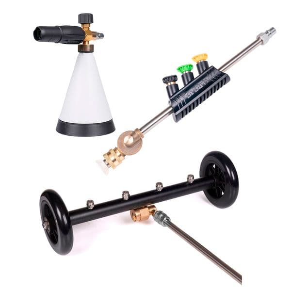 Tilbehørssett for høytrykkspyler DR DIRT G3, SnapLock, Tilbehørspakke uten adapter