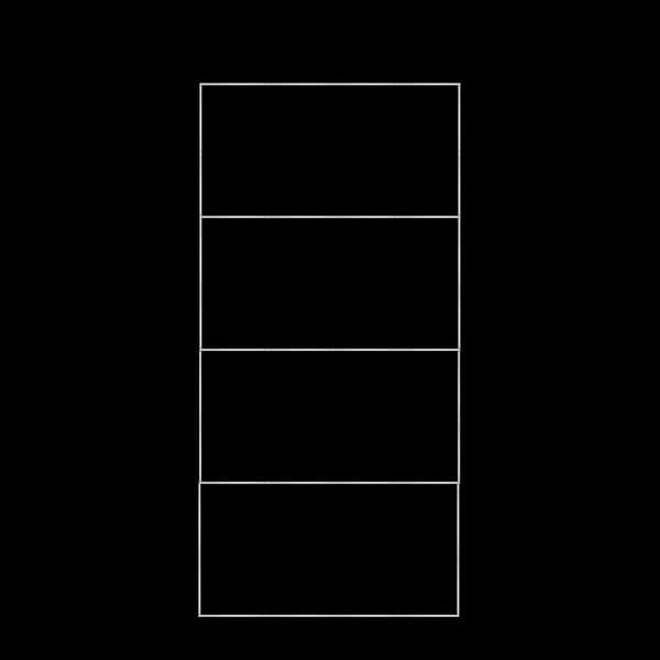 Garasjebelysning DR DIRT Garage Sky Gen2, Square 4, 240 x 474 cm