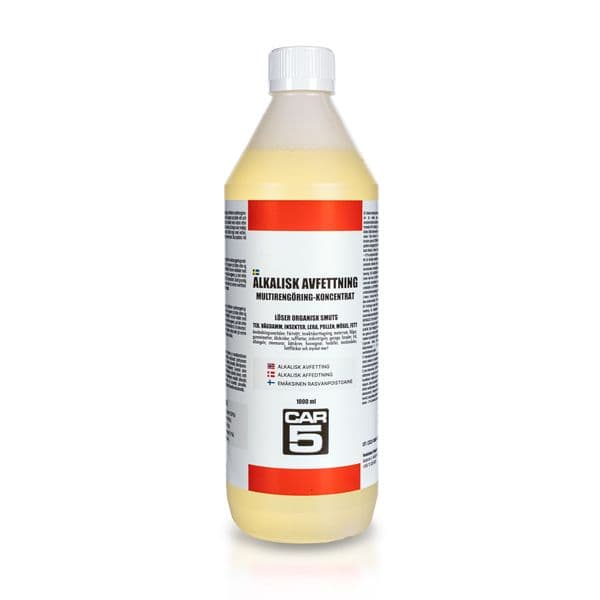 Forvask CAR5 Alkalisk Avfetting, 1000 ml